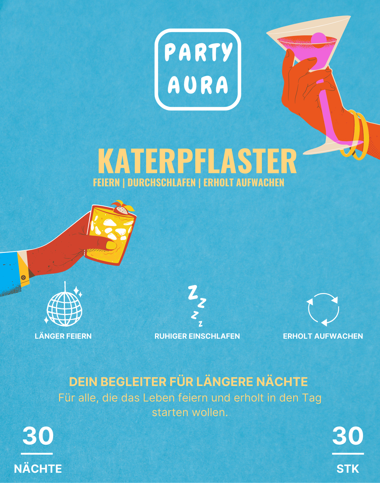 PartyAura Katerpflaster
